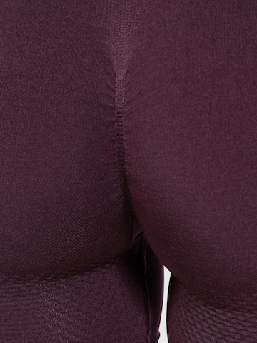 Smilodox Slim fit Sports trousers 'Amaze Scrunch' in Purple