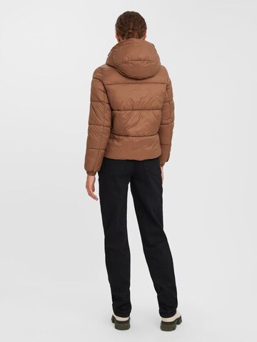 VERO MODA Winter Jacket 'Uppsala' in Brown