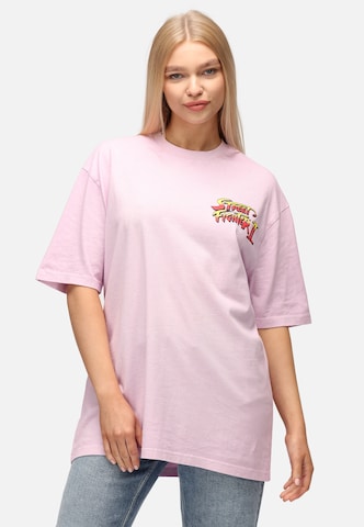Recovered Shirt 'Street Fighter Ryu' in Red: front