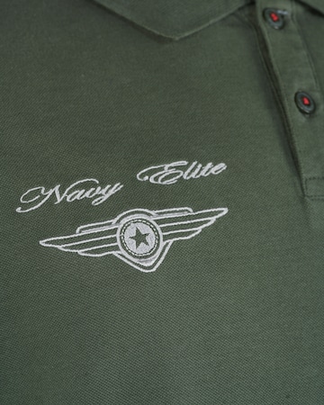 TOP GUN Poloshirt in Grün