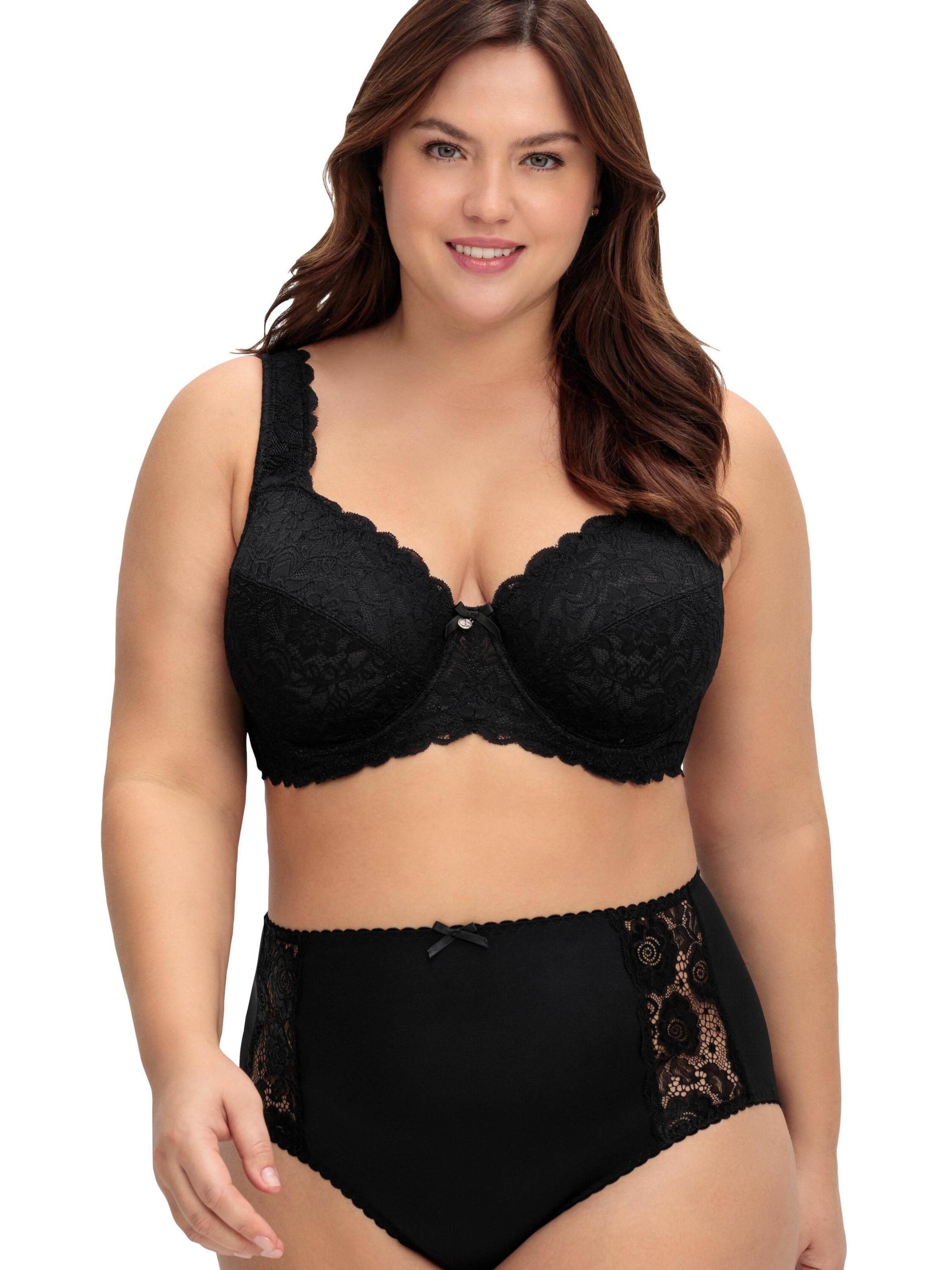 SHEEGO Бюстье Бюстгальтер в Черный