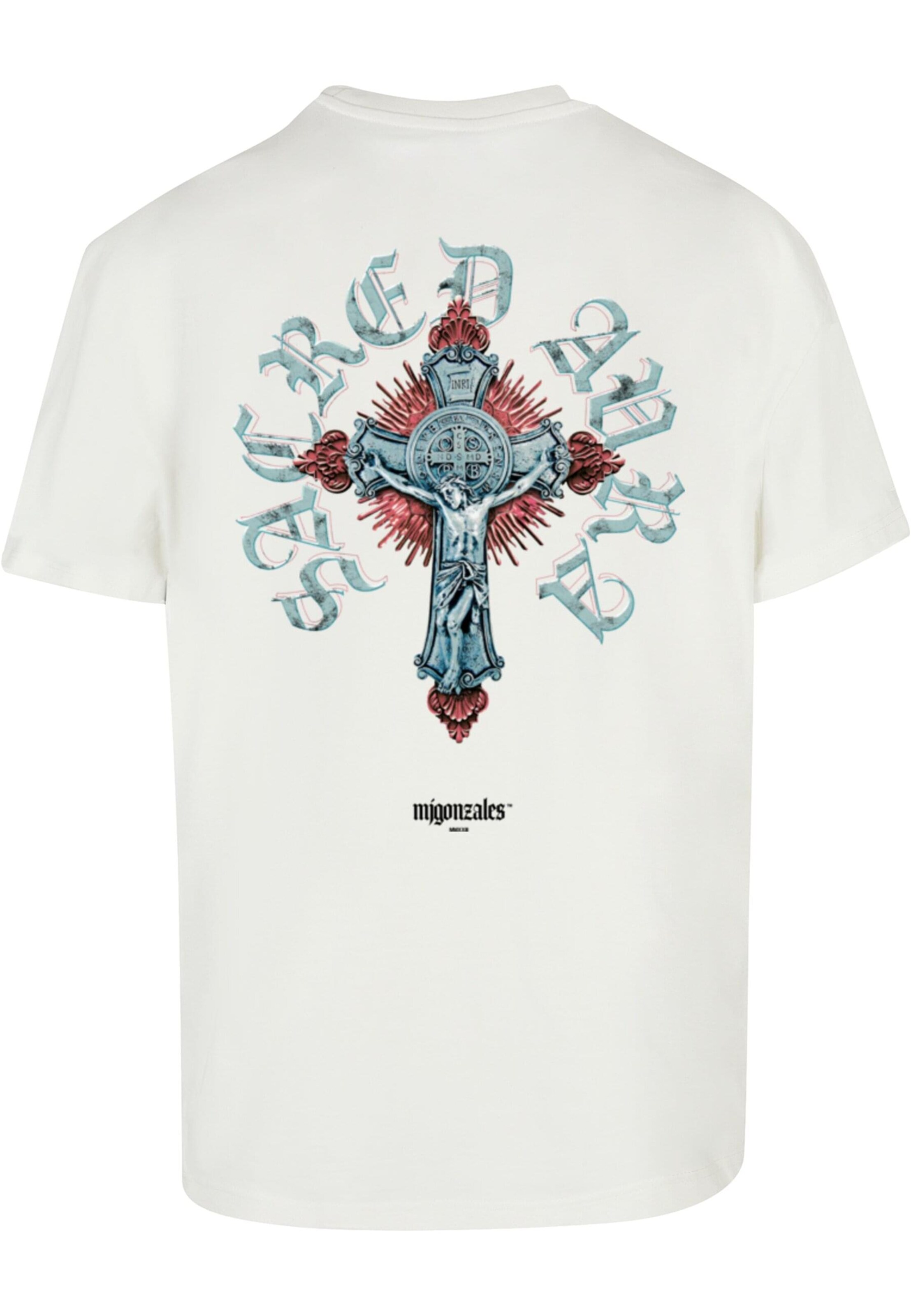 MJ Gonzales Koszulka 'CROS x' w kolorze biały