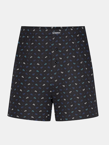 Henderson - Calzoncillo boxer 'Weiche Boxershorts aus Baumwolle Elastische locker bequem Classic XXXL' en negro: frente