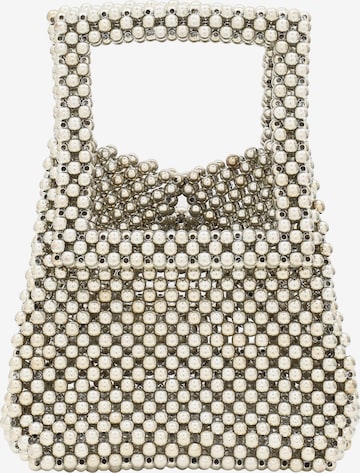 faina Handbag in Silver: front