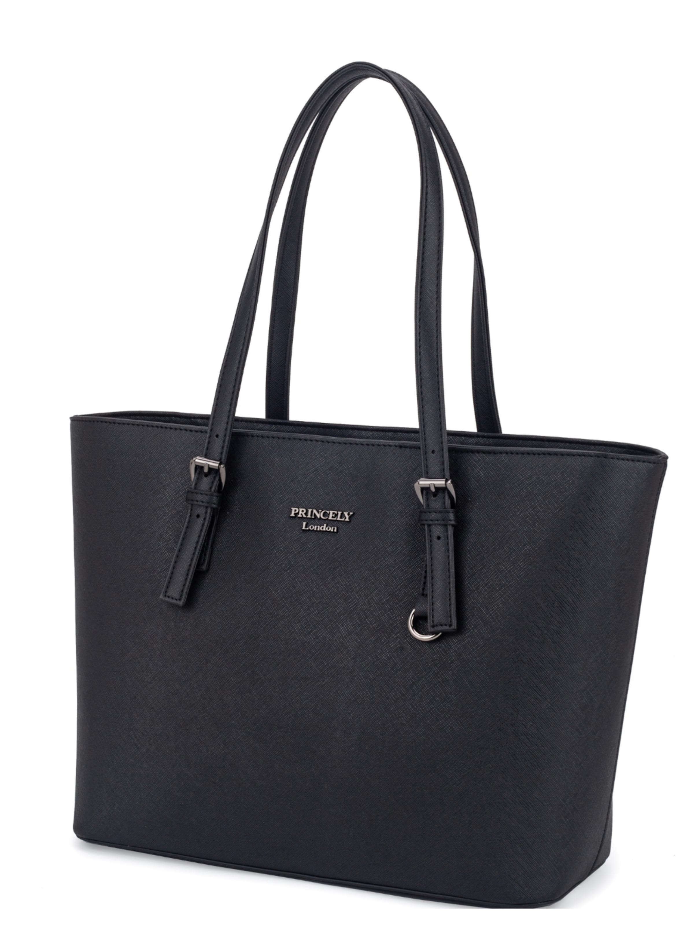 Cabas 'Beverly' Princely London en noir