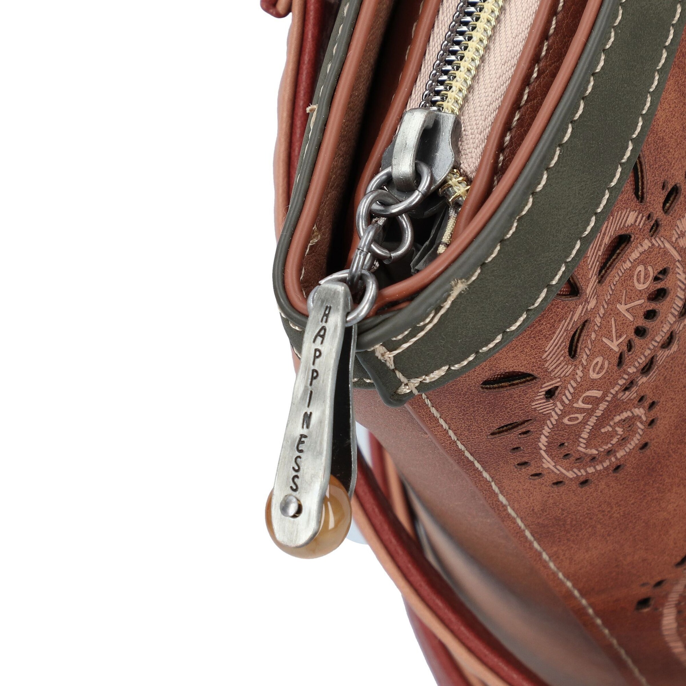 Anekke Handtasche 'Peace & Love' in Beige