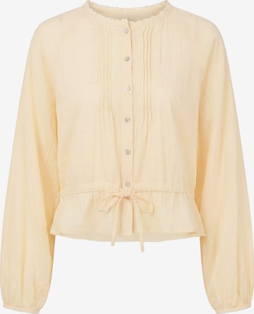 IZIA - Blusa em amarelo: frente