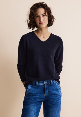 STREET ONE Pullover in Blau: Vorderseite