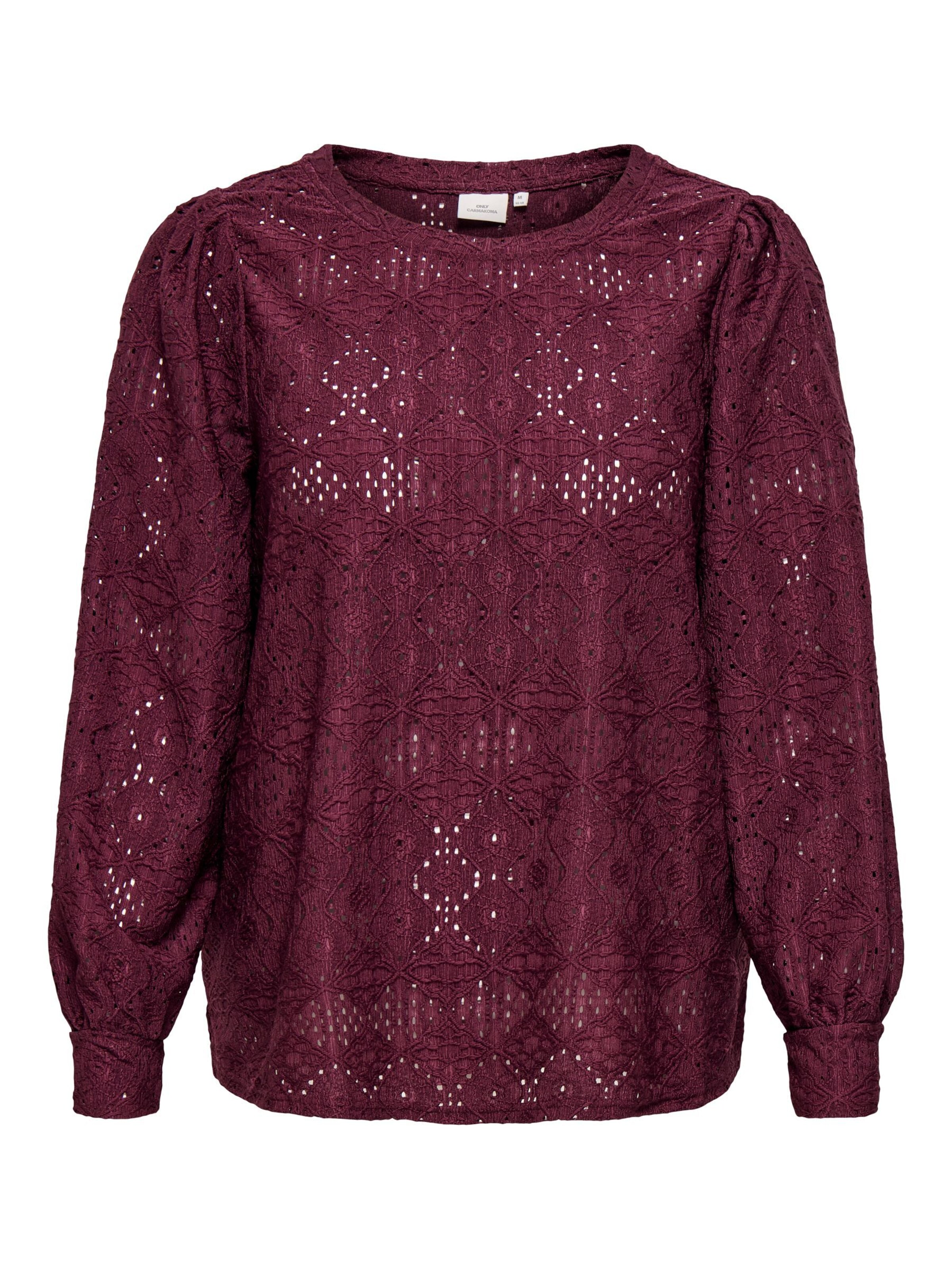 Camicia da donna 'HELLEN ' di ONLY Carmakoma in lilla: frontale