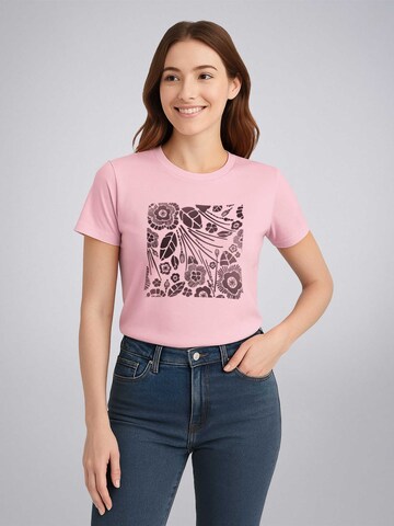 LEAFLETIC Shirt 'Leafletic Women’s Short Sleeve T-Shirt' in Pink