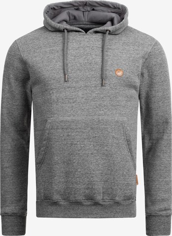 INDICODE JEANS Sweatshirt in Grey: front