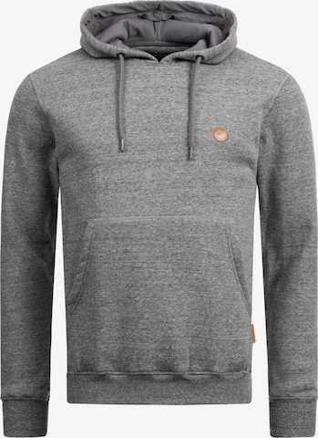 INDICODE JEANS Sweatshirt in Grijs: voorkant