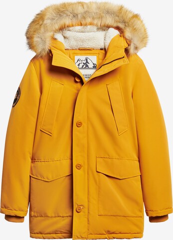 Superdry Winter Parka 'Everest' in Orange: front