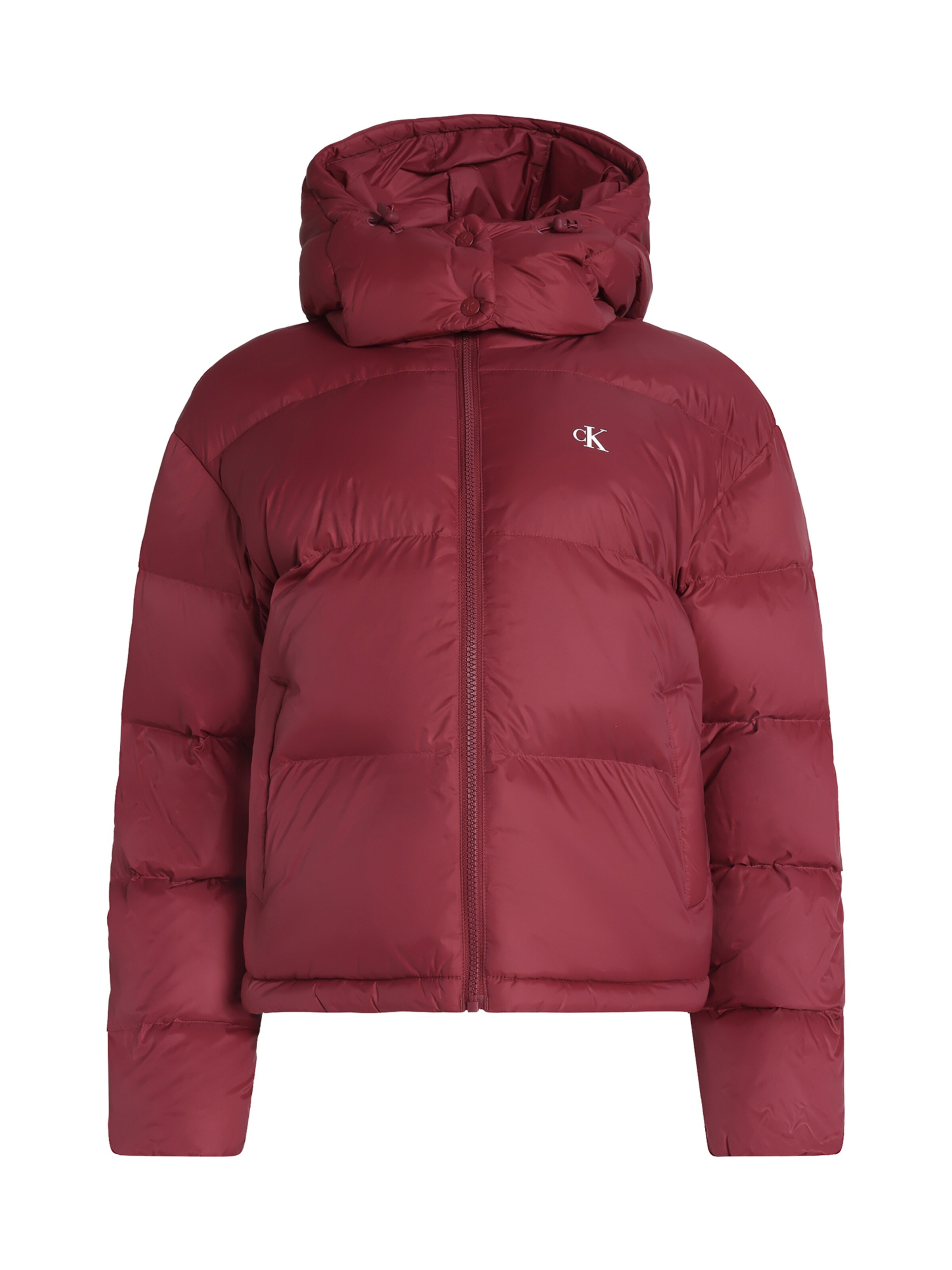 Calvin Klein Jeans Vinterjacka 'ESSENTIAL' i röd: framsida