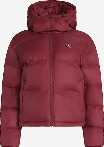 Calvin Klein Jeans Vinterjacka 'ESSENTIAL' i röd: framsida