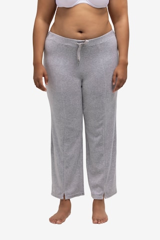 Ulla Popken Pajama Pants in Grey: front