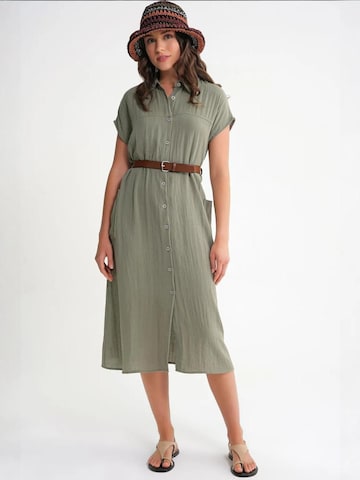 MixRay Blousejurk in Groen: voorkant