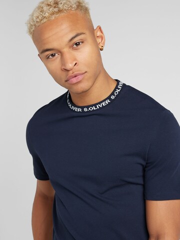 T-Shirt s.Oliver en bleu