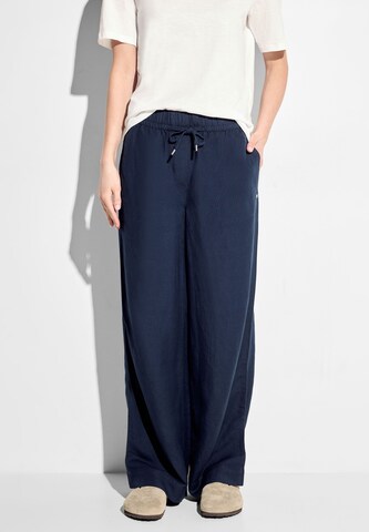 CECIL Wide leg Pants 'Neele' in Blue: front