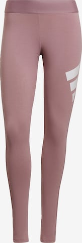 ADIDAS PERFORMANCE Skinny Sporthose in Lila: predná strana