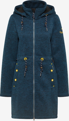 Schmuddelwedda Fleece Jacket in Blue: front