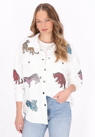 MYMO Übergangsjacke in Weiß: Vorderseite