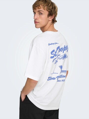 Only & Sons Shirt 'ONSMILO' in White