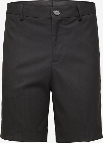 Pantalon chino 'Adam' SELECTED HOMME en noir : devant