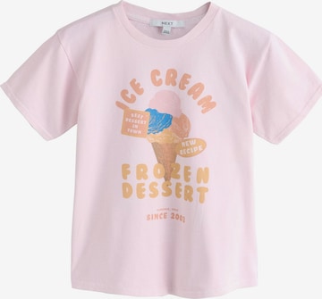 T-shirt Next en rose : devant