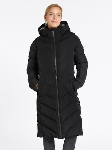 ZIENER Outdoor Coat 'TELSE' in Black: front