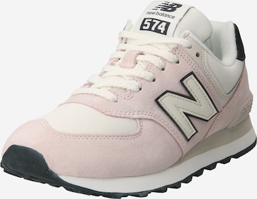 new balance - Zapatillas deportivas bajas en rosa: frente