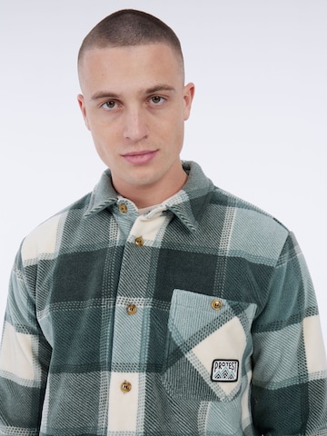 PROTEST Regular Fit Hemd 'PRTMitchel'‌‌‌‌‌ in Grün