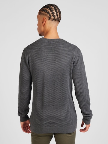 KnowledgeCotton Apparel Pullover 'VAGN'  (GOTS) in Grau