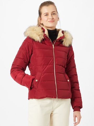 ONLY Winter jacket 'Camilla' in Red: front