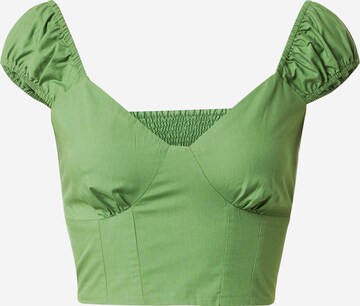 Abercrombie & Fitch Blouse in Green: front