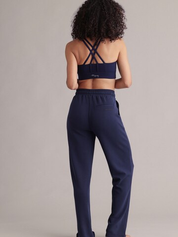 Hey Honey - Bustier Sujetador deportivo 'Criss Cross' en azul