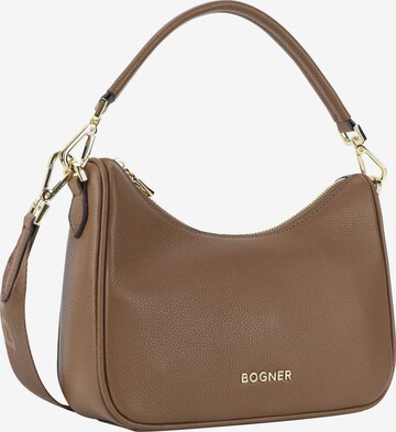 BOGNER Schultertasche 'Pontresina Lora' in Braun