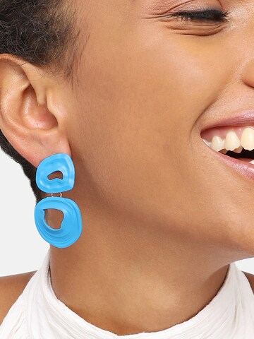 SOHI Earrings 'Storme' in Blue