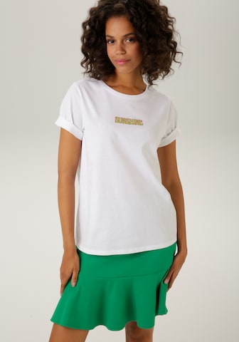 Aniston CASUAL Shirt in White: front