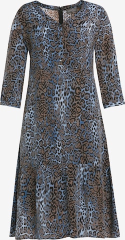Ulla Popken Dress '809616' in Blue: front