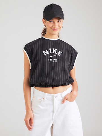 Maglietta di Nike Sportswear in nero: frontale