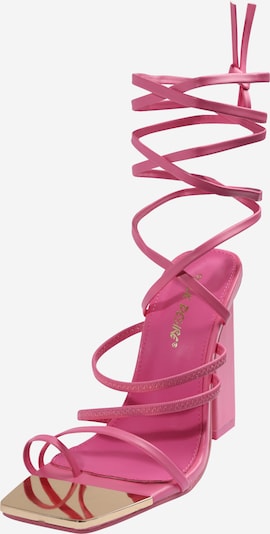 Public Desire Riemensandale 'GOOD ENERGY' in gold / pink, Produktansicht