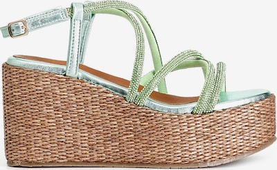 CAFè NOIR Sandalen in grün, Produktansicht