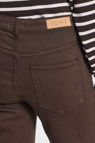 ICHI regular Jeans 'ZIGGY' i brun
