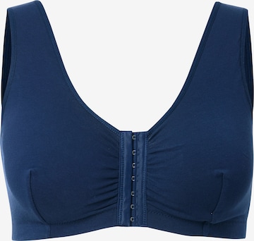 Ulla Popken Bustier BH in Blau: Vorderseite
