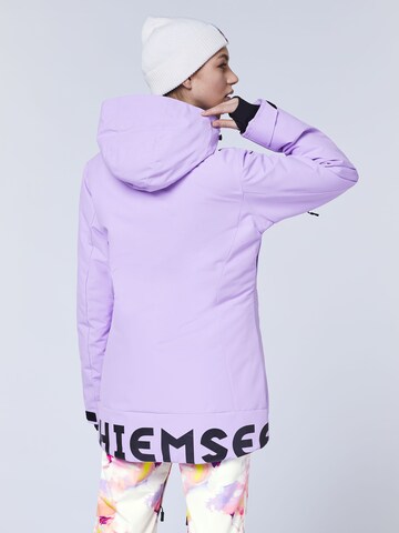 CHIEMSEE Athletic Jacket in Purple