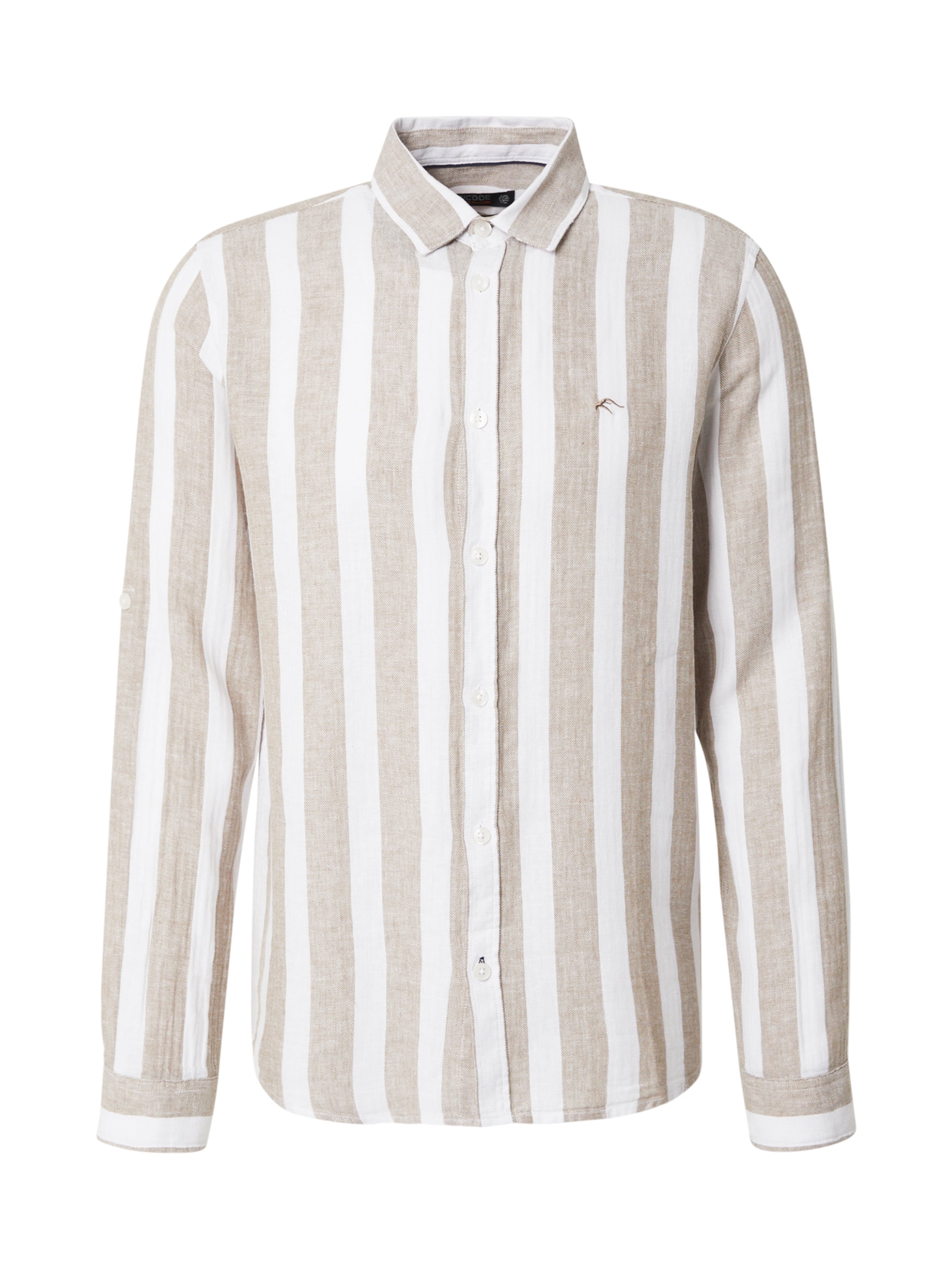 INDICODE JEANS Regular fit Button Up Shirt 'Donuld' in Green: front