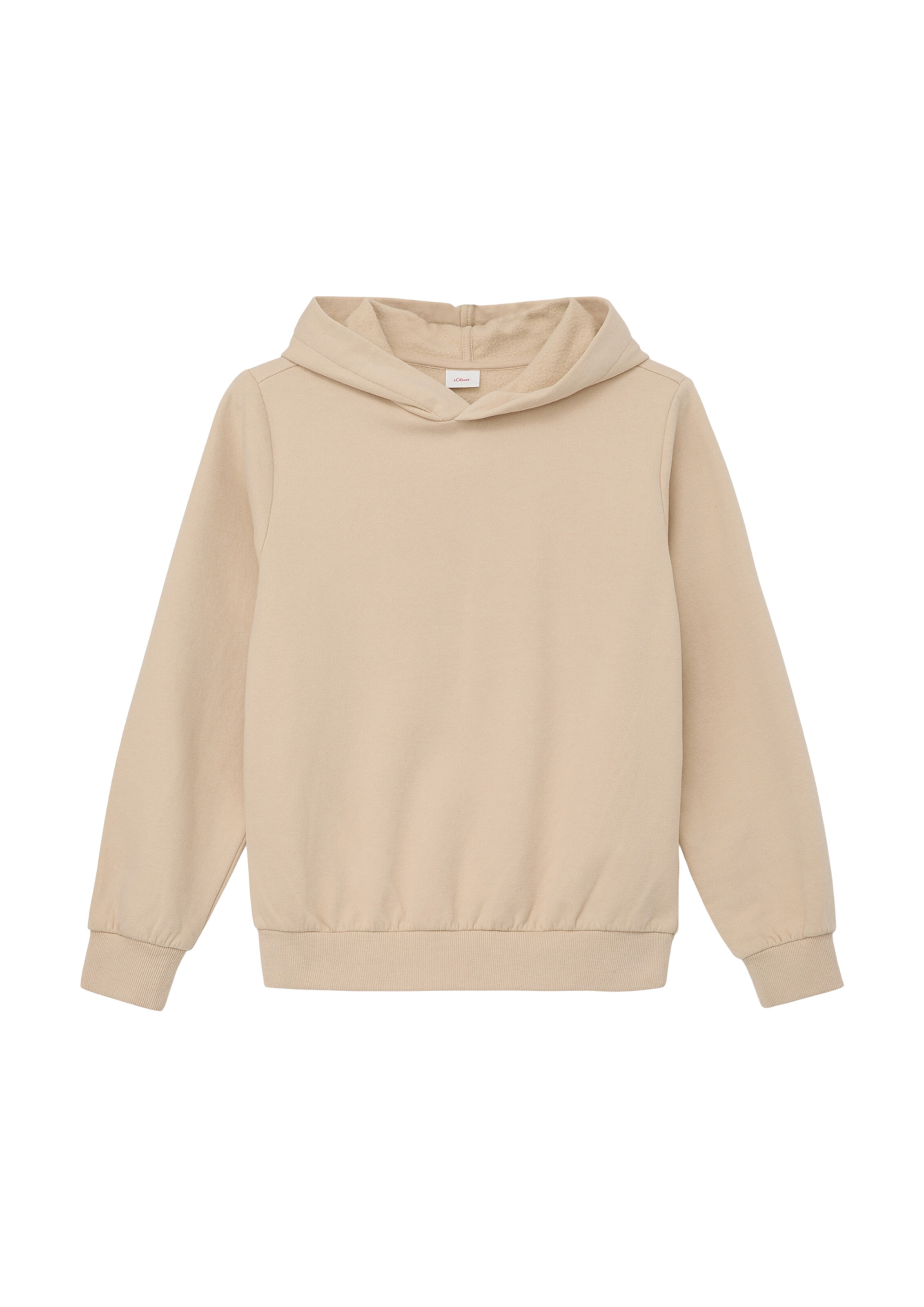 s.Oliver Sweatshirt in Beige: voorkant