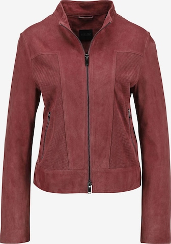 Veste mi-saison MADELEINE en rouge : devant