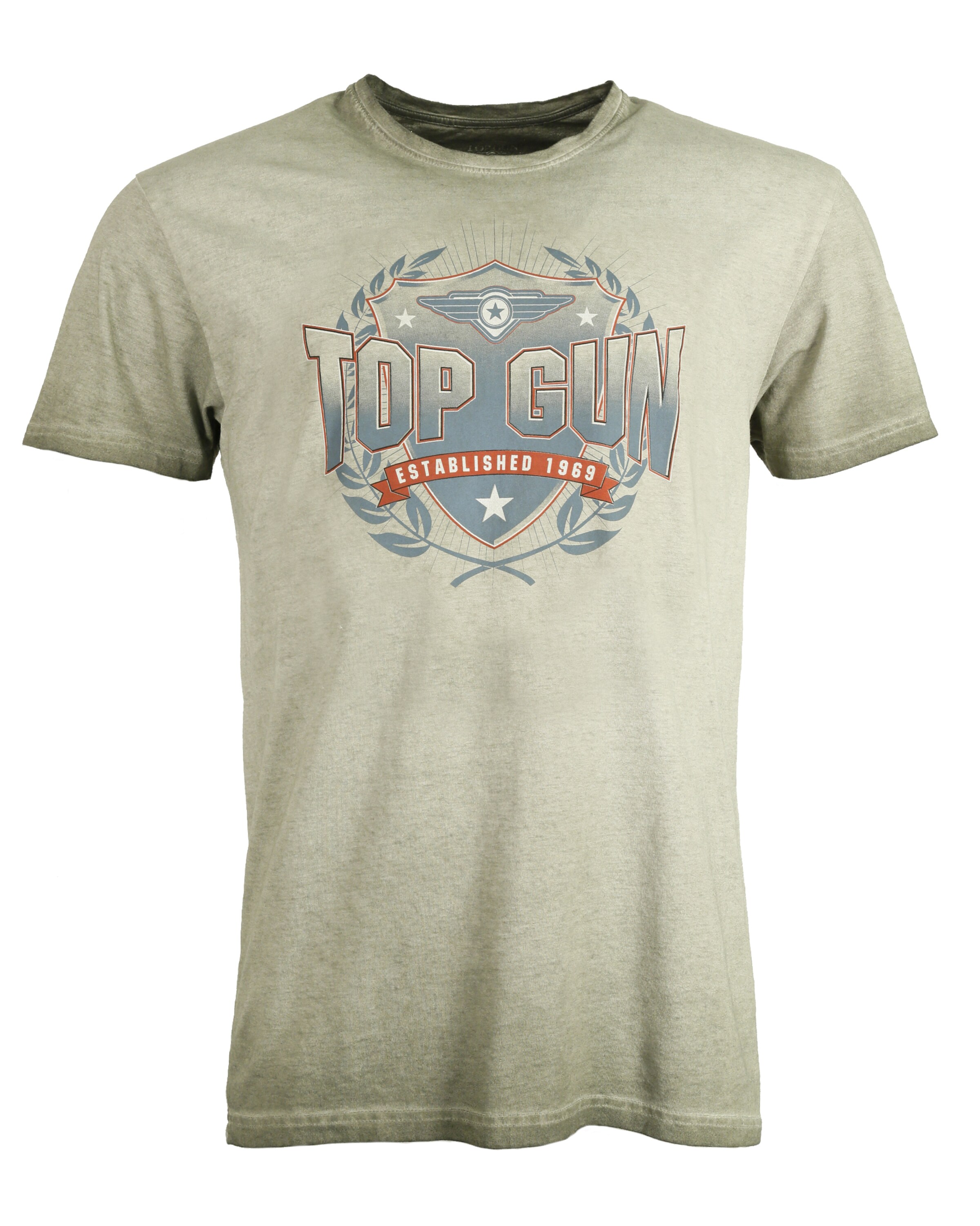TOP GUN T-Shirt in Grün: Vorderseite